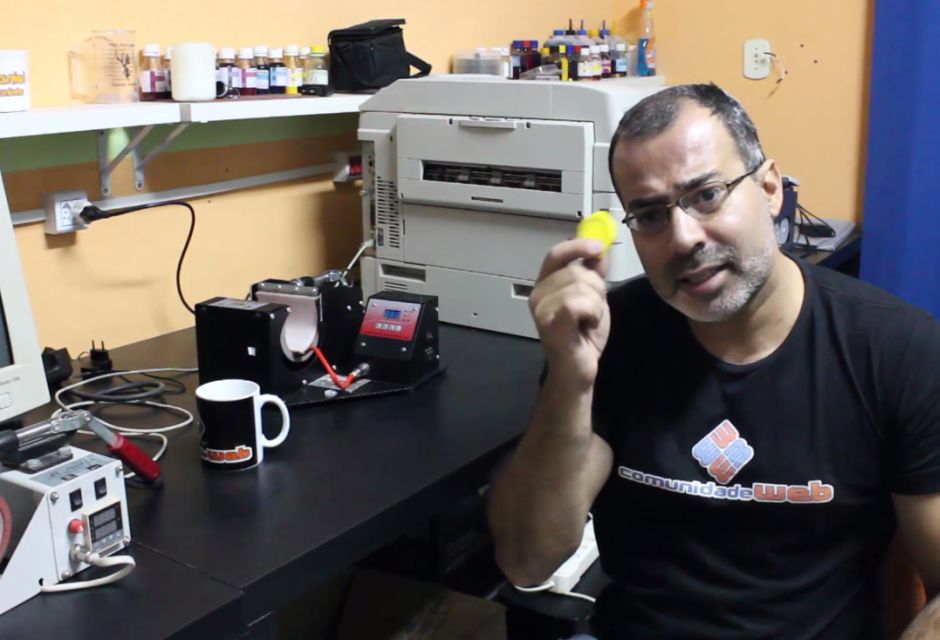 Qual tamanho correto do molde para caneca ?