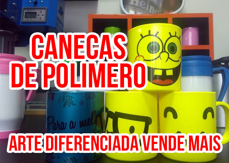 Caneca de polímero para sublimação
