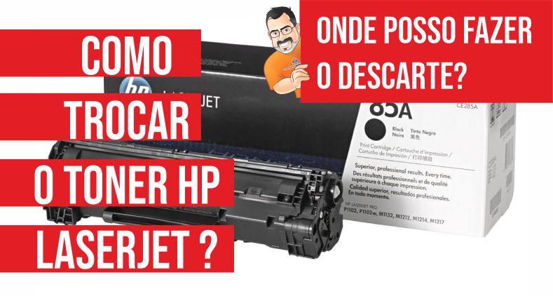 Substituir cartuchos toner de impressão para as impressoras laser hp cp 1025