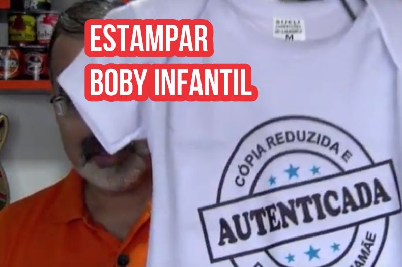 sublimação como estampar body infantil bebê