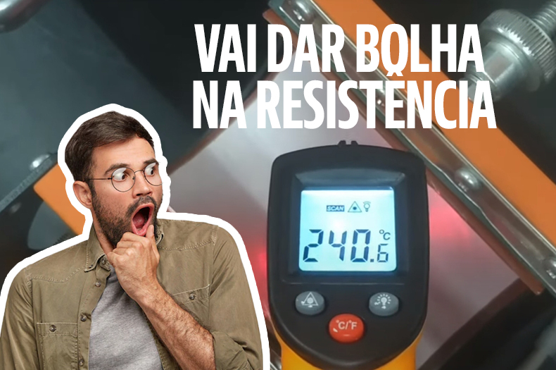 Como Evitar Bolhas na Resistência Prensa de Caneca