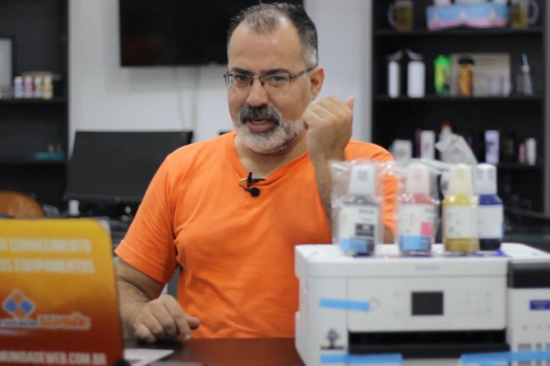 Como por Tinta na Impressora Epson F170 Configuração Alinhamento da Cabeça de Impressão