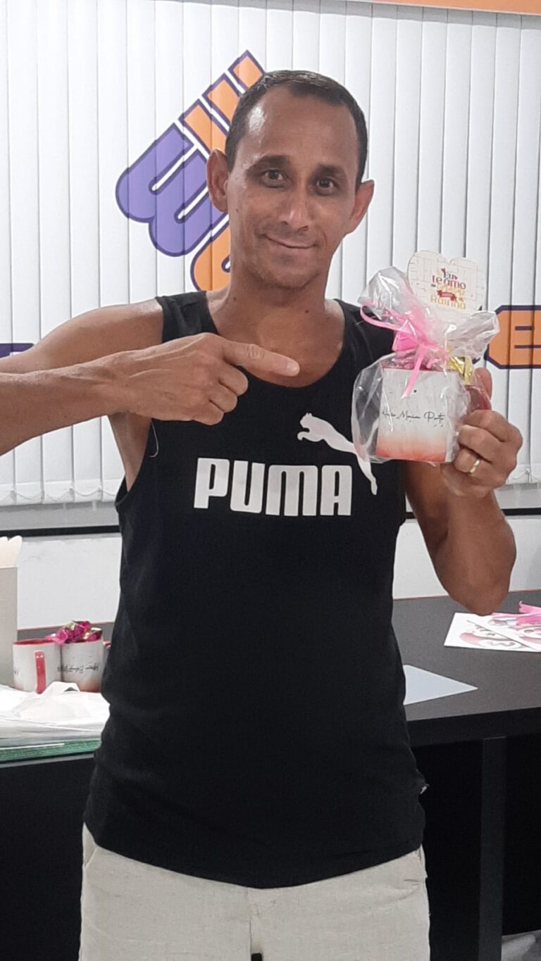 Curso de sublimação presencial em São Paulo turma 21-03-2026 Aluno Helio