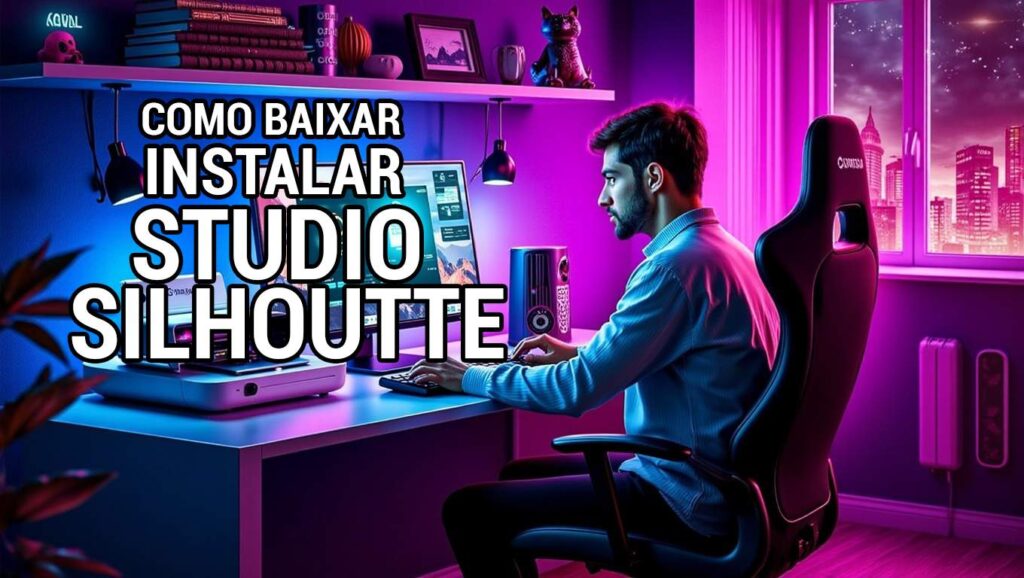como baixar e instalar studio silhouette
